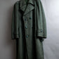 Vintage deep green colour military long coat