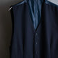 Vintage navy color wool vest