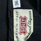 "SISLEY" Waistline switching design wide tapered slacks