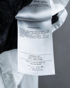 "VALENTINO" Stud detail collar white cotton shirt