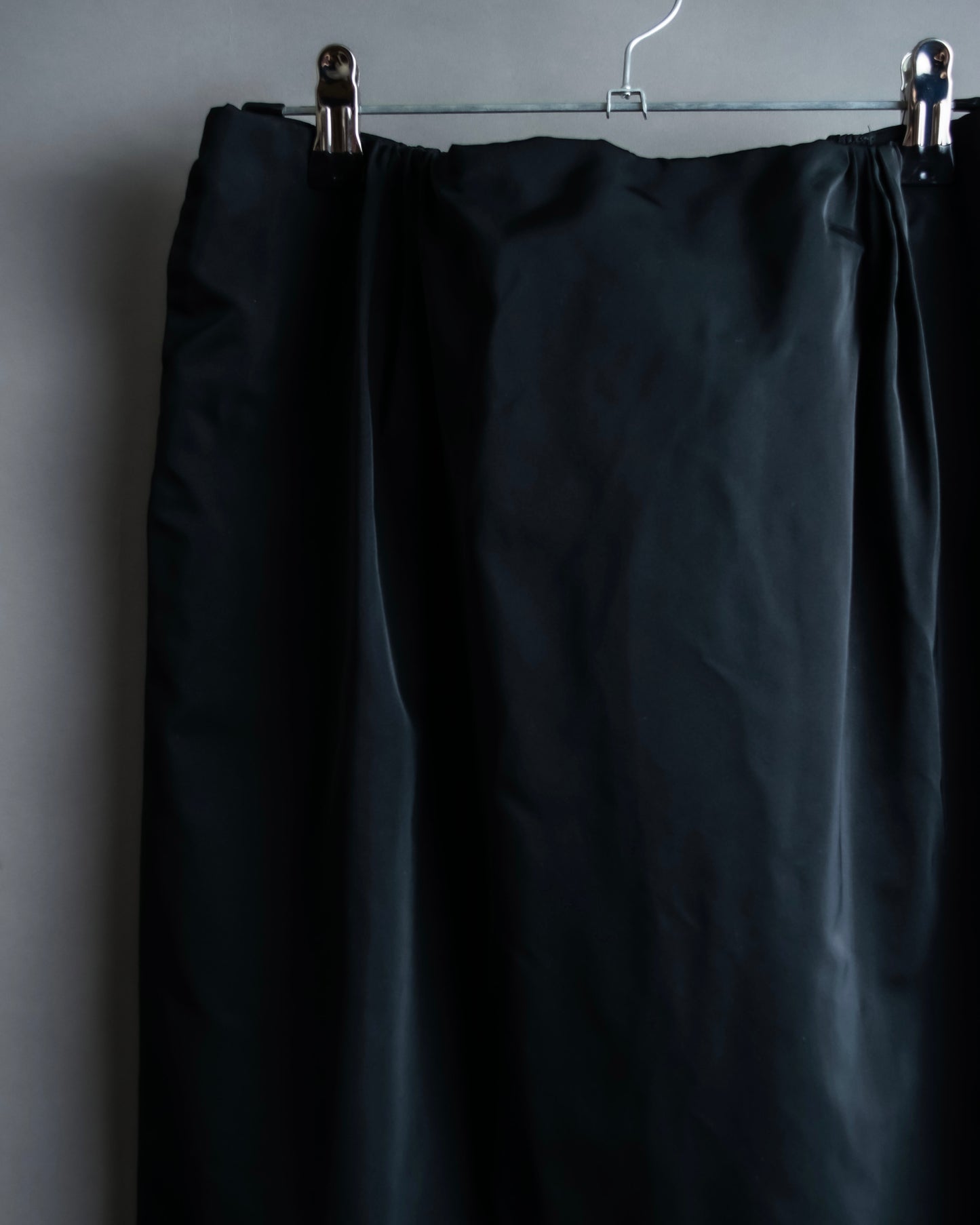 “JIL SANDER” Silk blended tight silhouette skirt