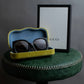 "GUCCI" Geometric frame Interlocking G sunglasses