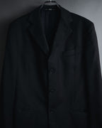 "GIANFRANCO FERRE" 90’s-00’s architecturally tailored three button wool blazer