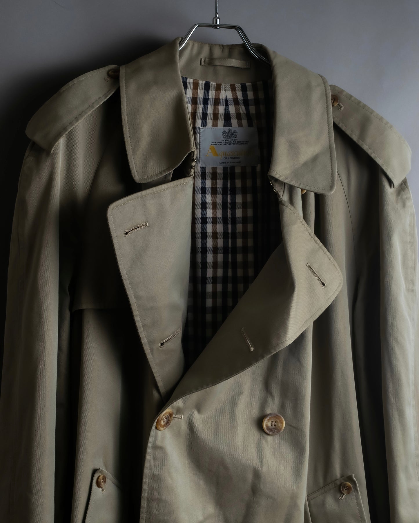 "Aquascutum" Classical oversized trench coat