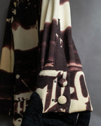 "JEAN PAUL GAULTIER" City night view graphic shirt