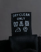 "DRIES VAN NOTTEN" Herringbone striped silk bow tie