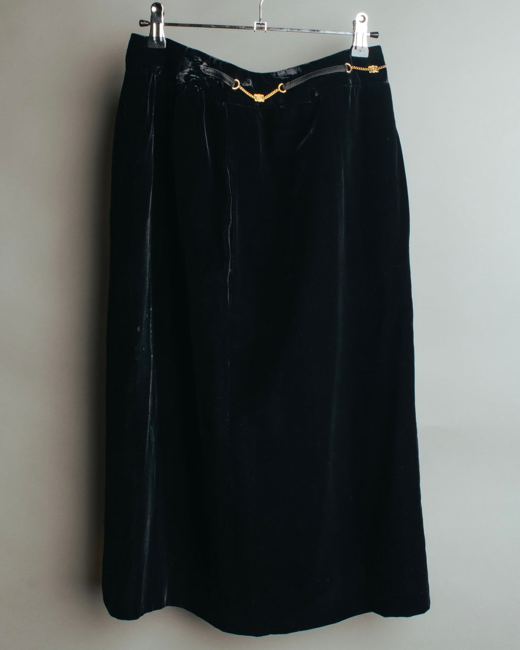 -SPECIAL- “CELINE” 80’s-90’s velvet frilled chain setup