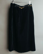 -SPECIAL- “CELINE” 80’s-90’s velvet frilled chain setup