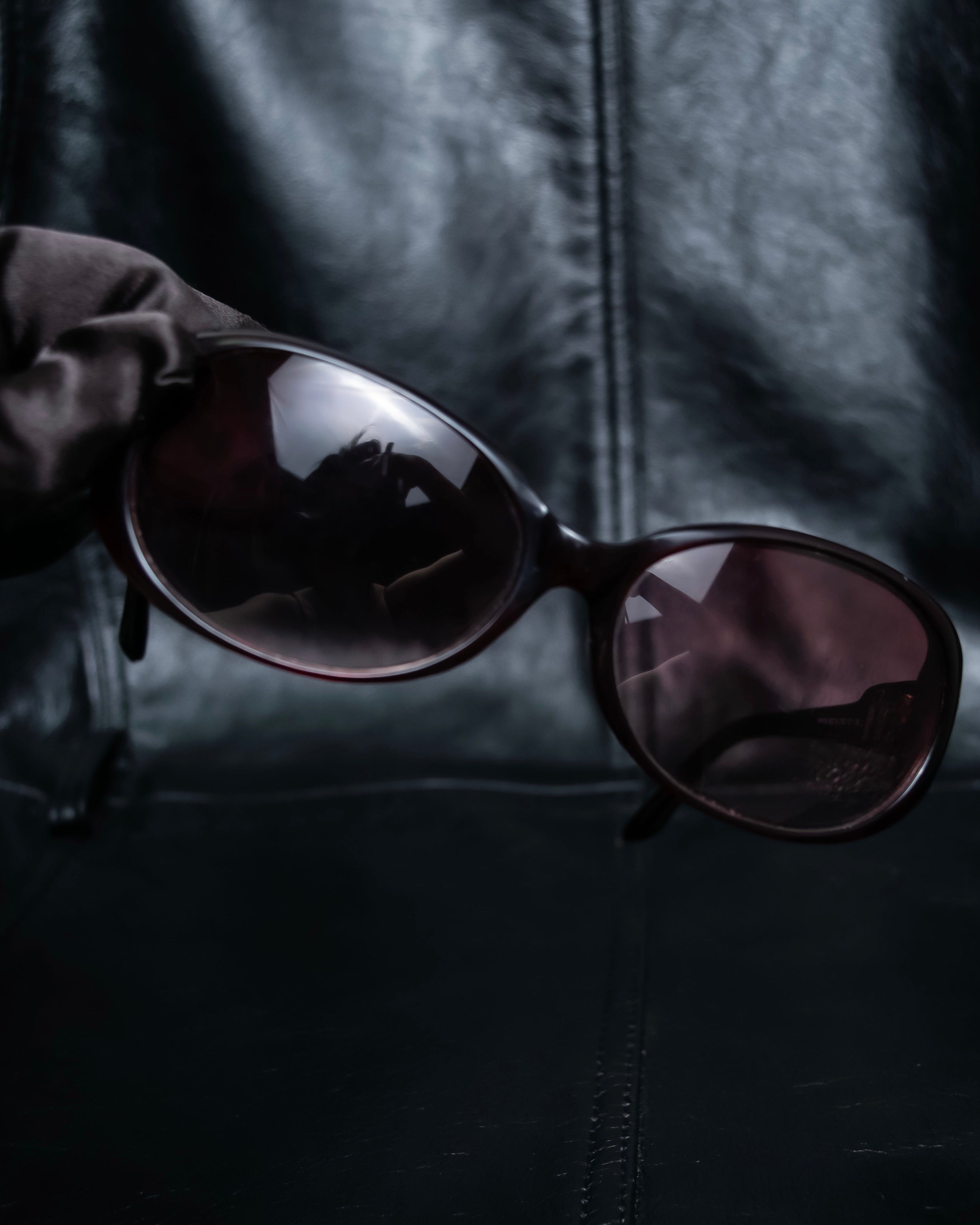 "Miu Miu" reddish brown sporty sunglasses