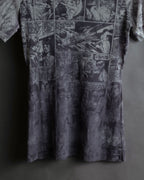 "JEAN PAUL GAULTIER JEANS" American comic book motif sheer short length pullover