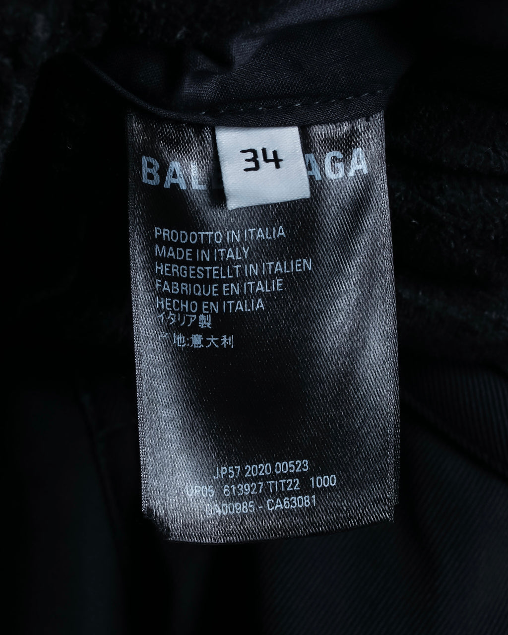 "BALENCIAGA" Beautiful draped full-length slacks