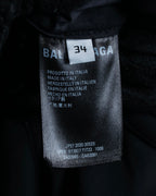 "BALENCIAGA" Beautiful draped full-length slacks