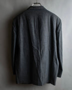 "COMME des GARCONS HOMME" 03SS fine all-over pattern cotton tailored jacket