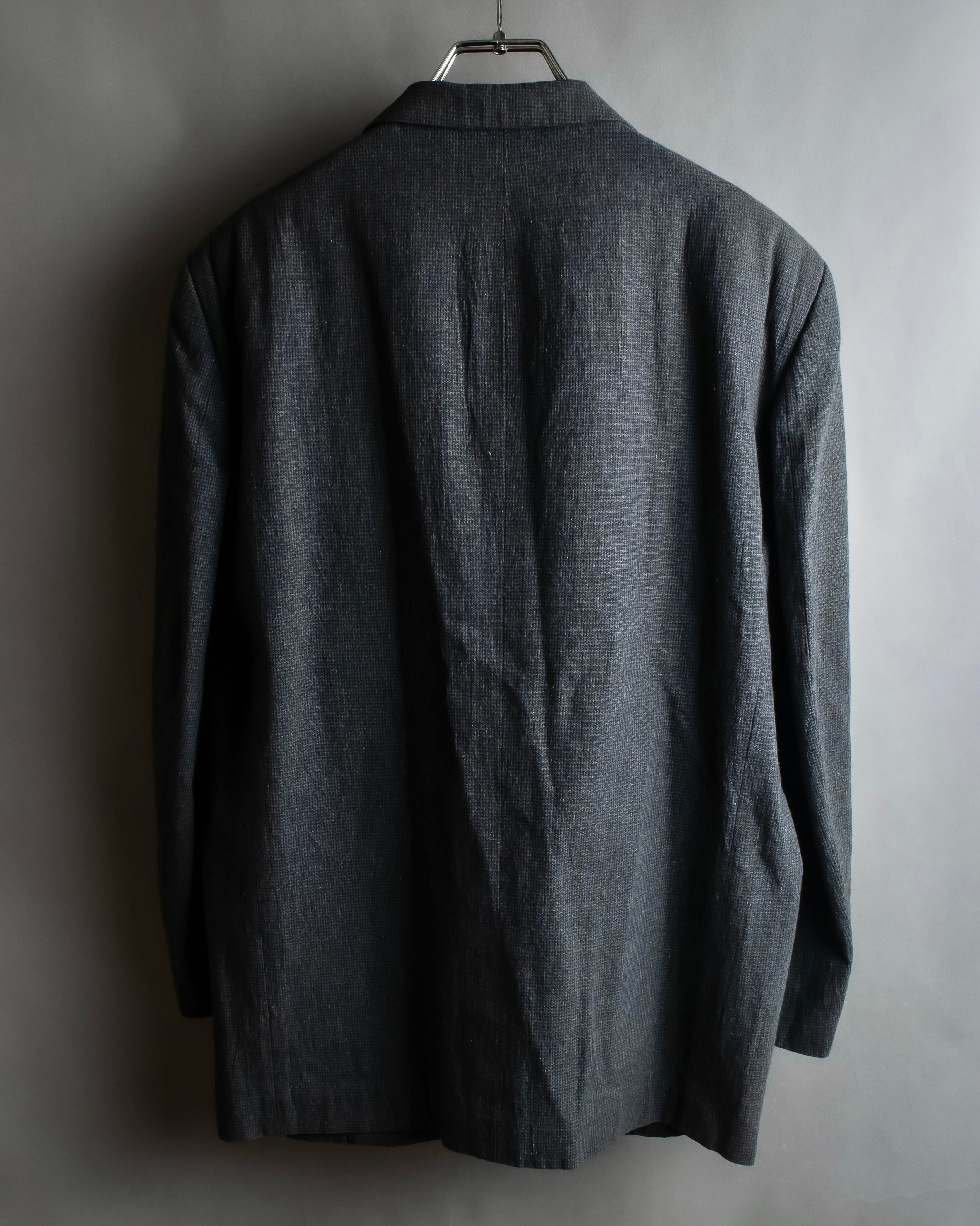 "COMME des GARCONS HOMME" 03SS fine all-over pattern cotton tailored jacket