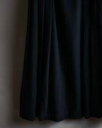 "Christian Dior" Wool draped pleated flared skirt