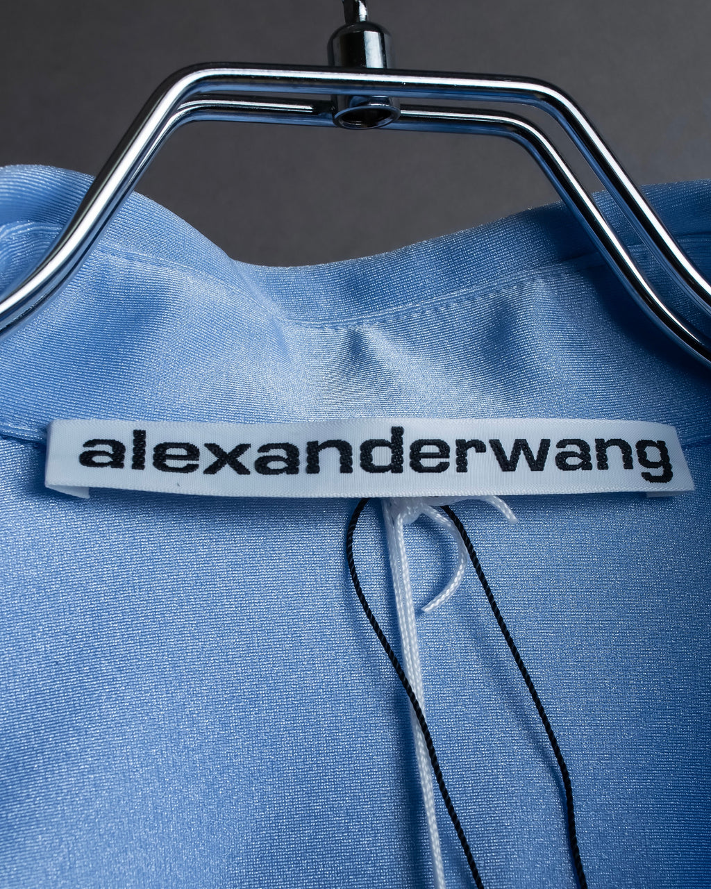 "ALEXANDER WANG" Three-dimensional cut design light blue shirt