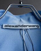 "ALEXANDER WANG" Three-dimensional cut design light blue shirt