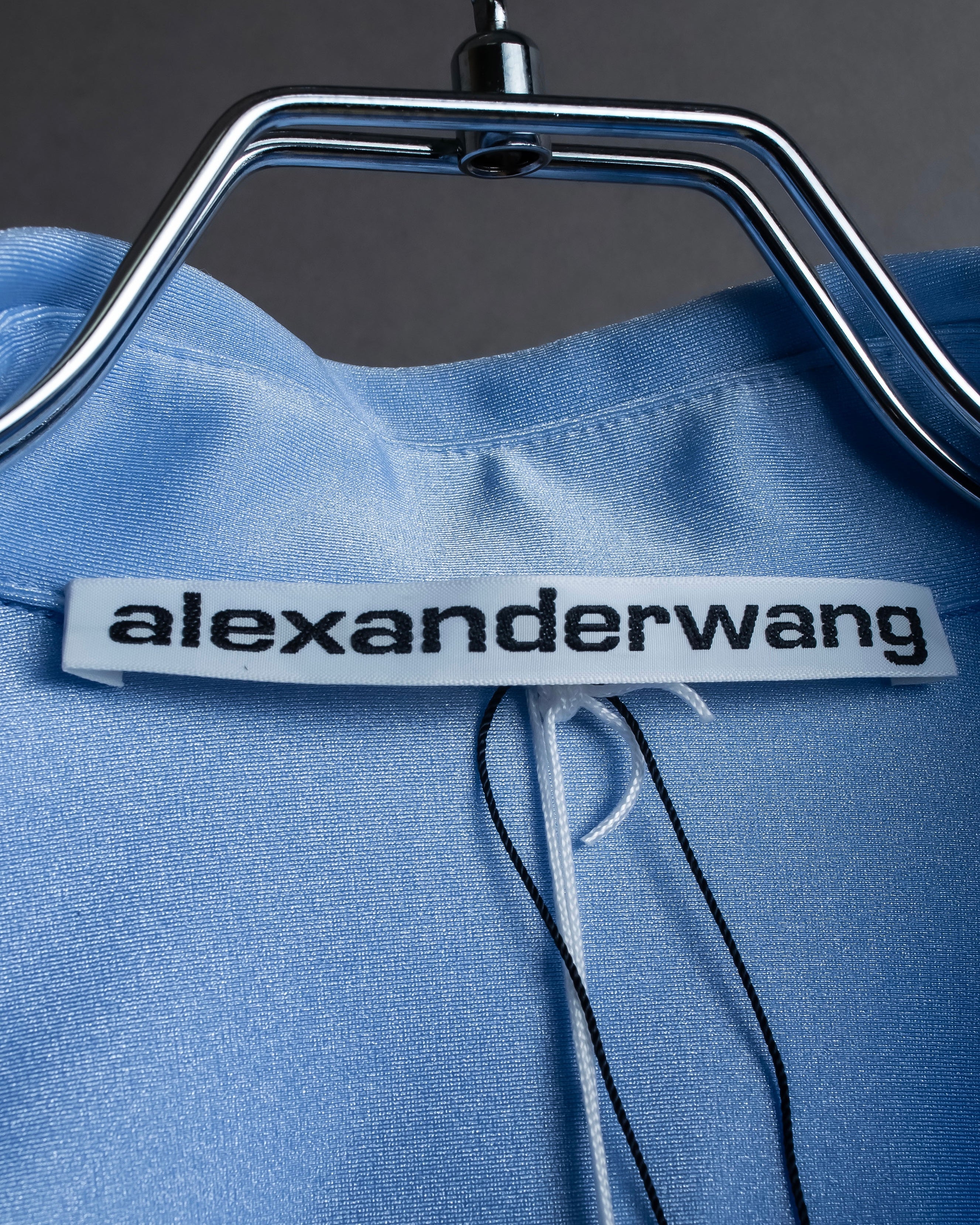 "ALEXANDER WANG" Three-dimensional cut design light blue shirt