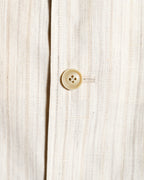 Dolcis/ Linen Blended Oversized Safari Jacket White