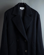 "VALENTINO" Double-breasted belted chester coat