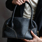 "LOEWE" Embossed leather horizontal one handle bag