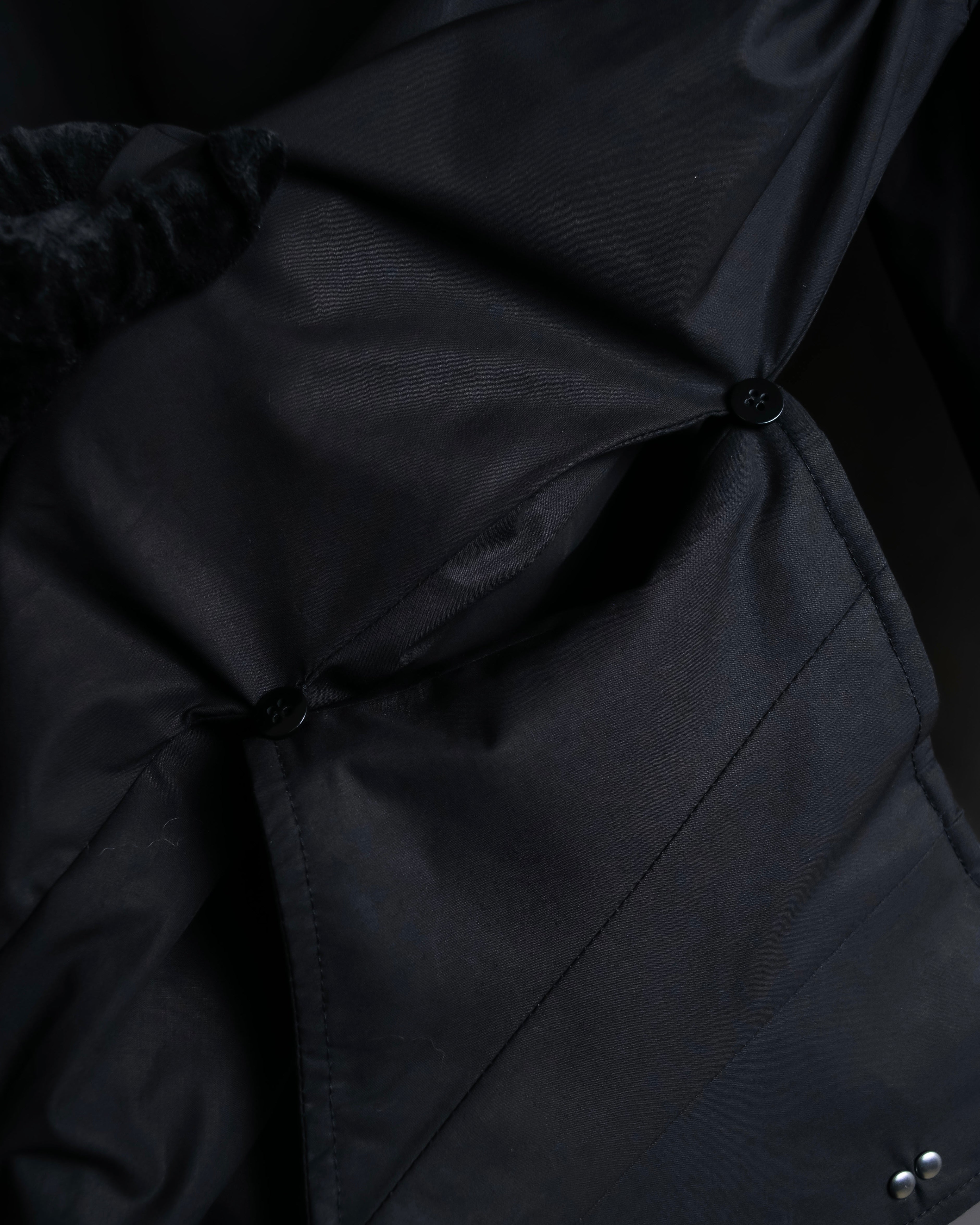 "KIMHĒKIM" Bondage corset belt design shirt dress