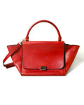 CÉLINE by Phoebe Philo
/ "Trapeze Medium" Hand Bag Red