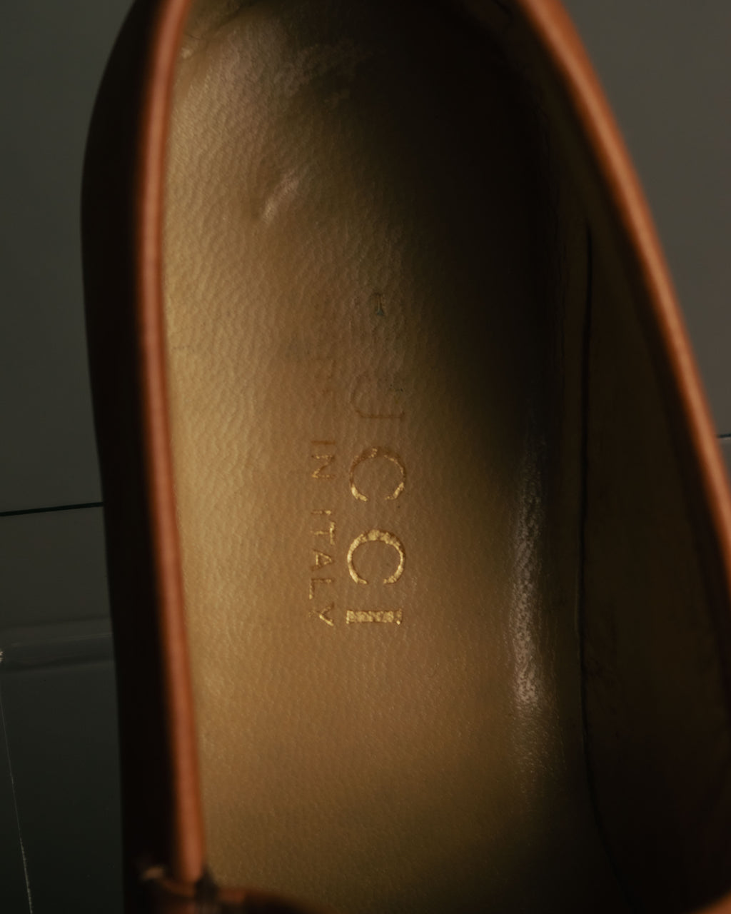 “GUCCI” 70’s-80’s Horsebit leather loafers