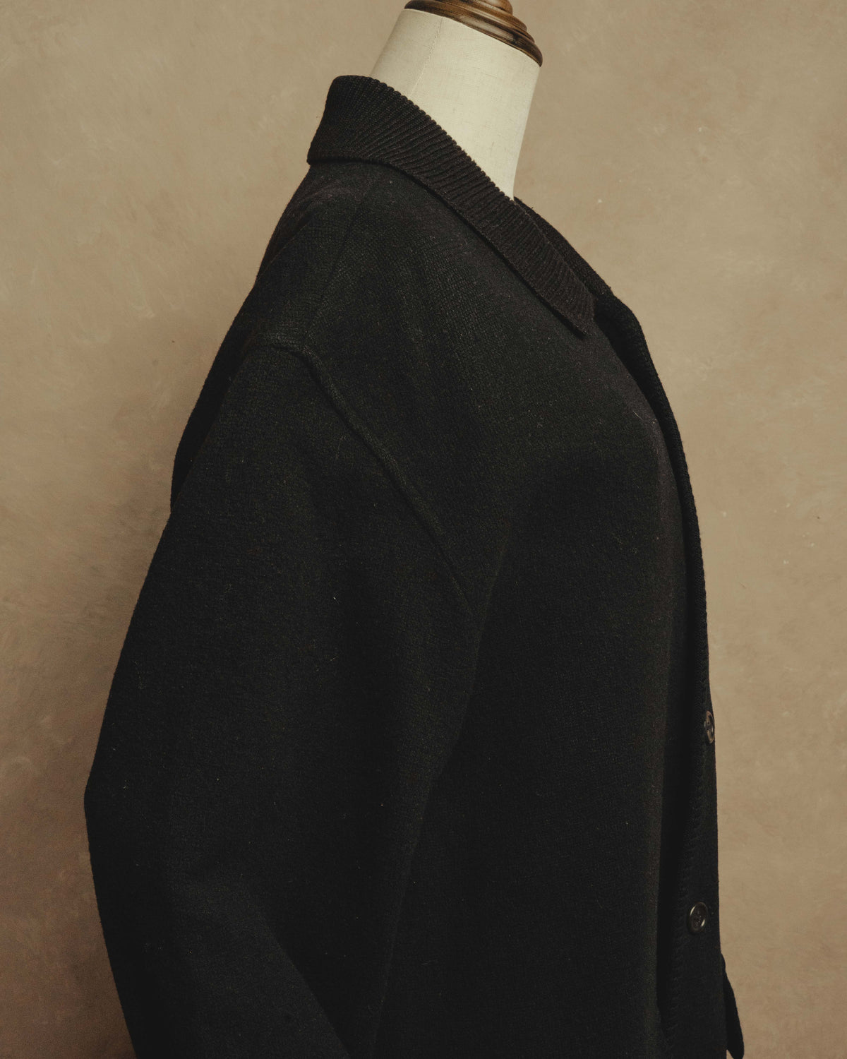“Christian Dior MONSIEUR” 80’s-90’s Ribbed collar oversized wool field jacket