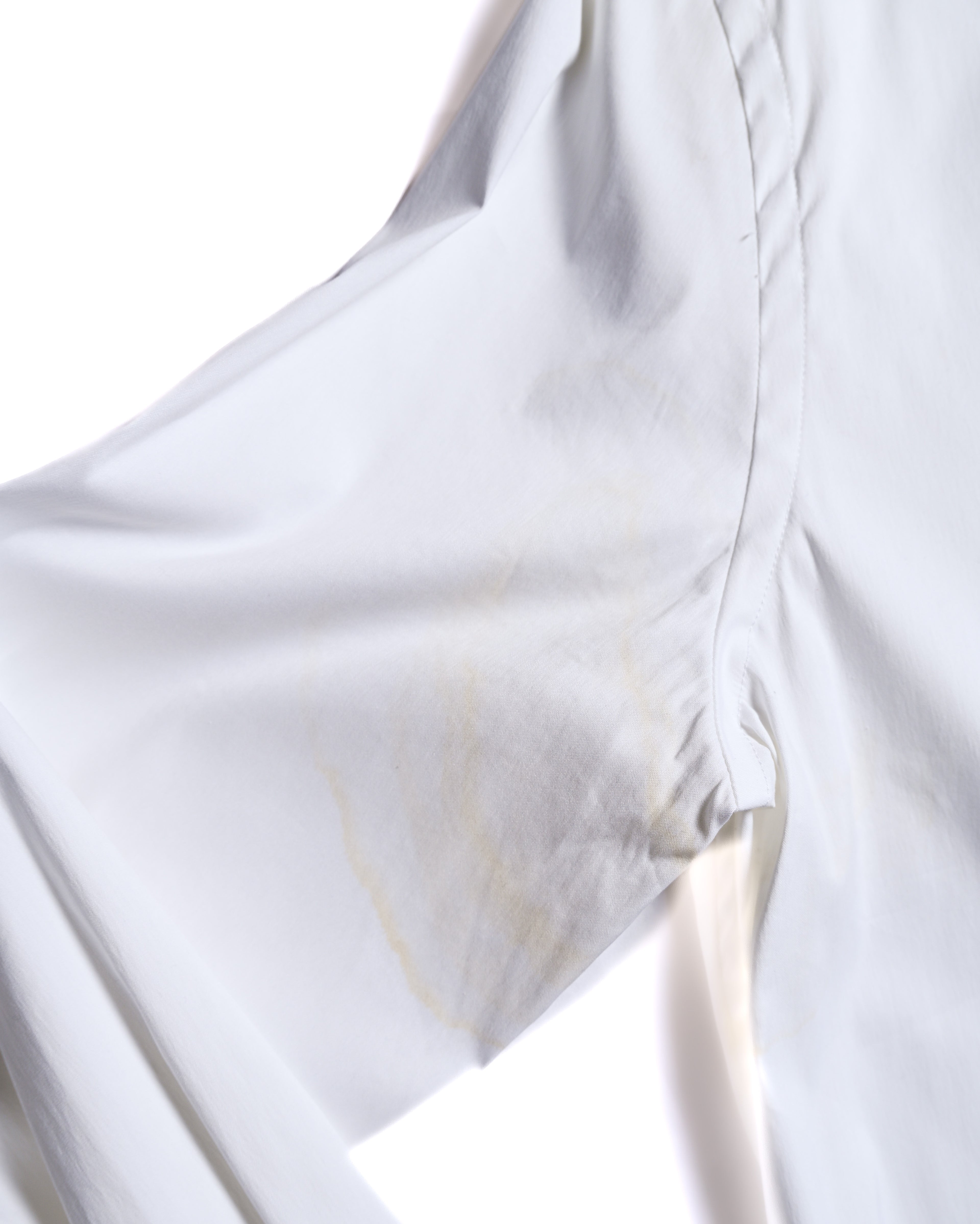 PRADA/ 2021 Thick Collar Oversized Dress Shirt White