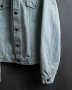 "MAISON MARGIELA" 20SS Washed pale blue denim jacket