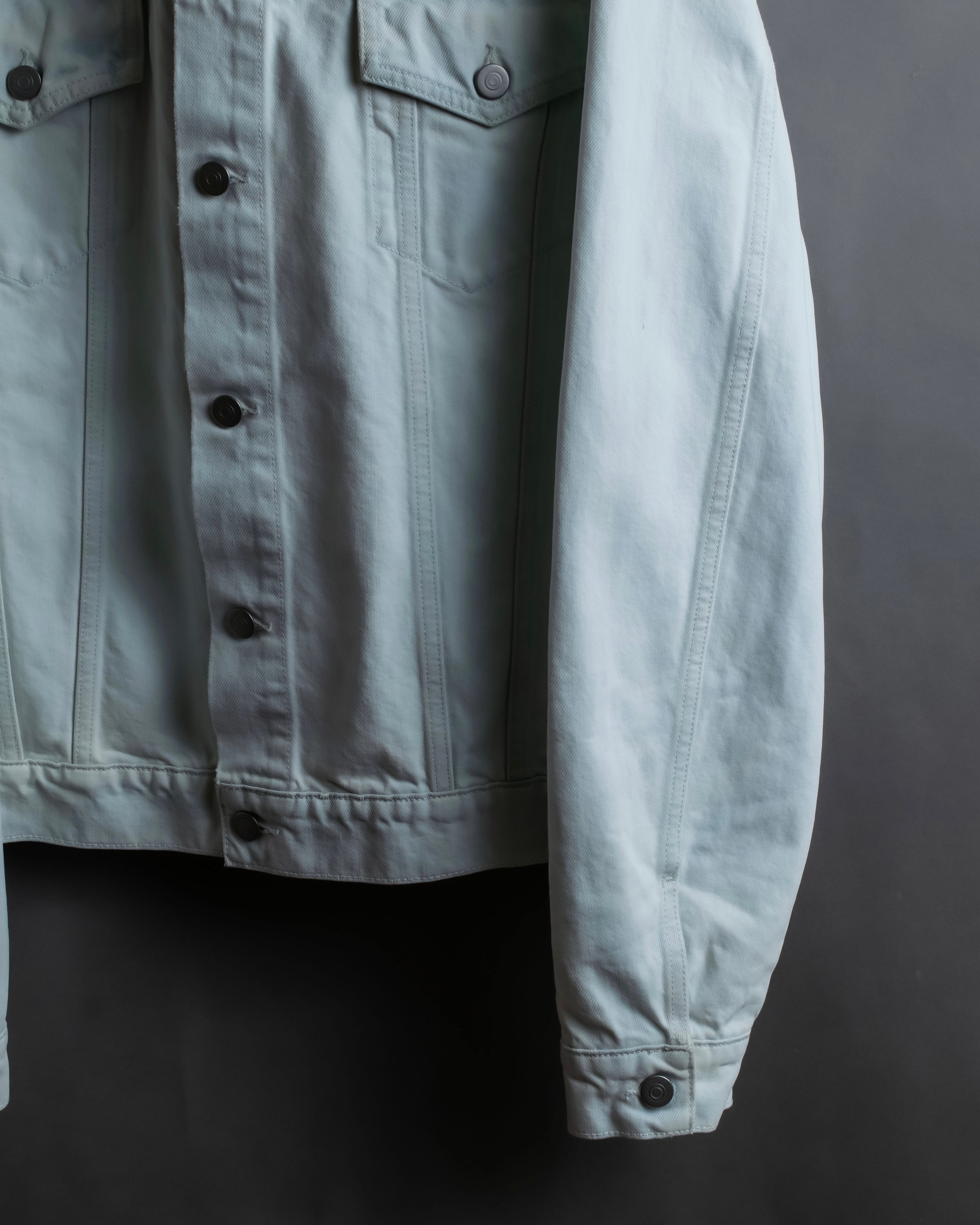 "MAISON MARGIELA" 20SS Washed pale blue denim jacket