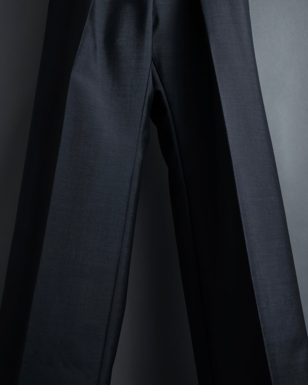 "Acne Studios" Button fly design wide straight slacks