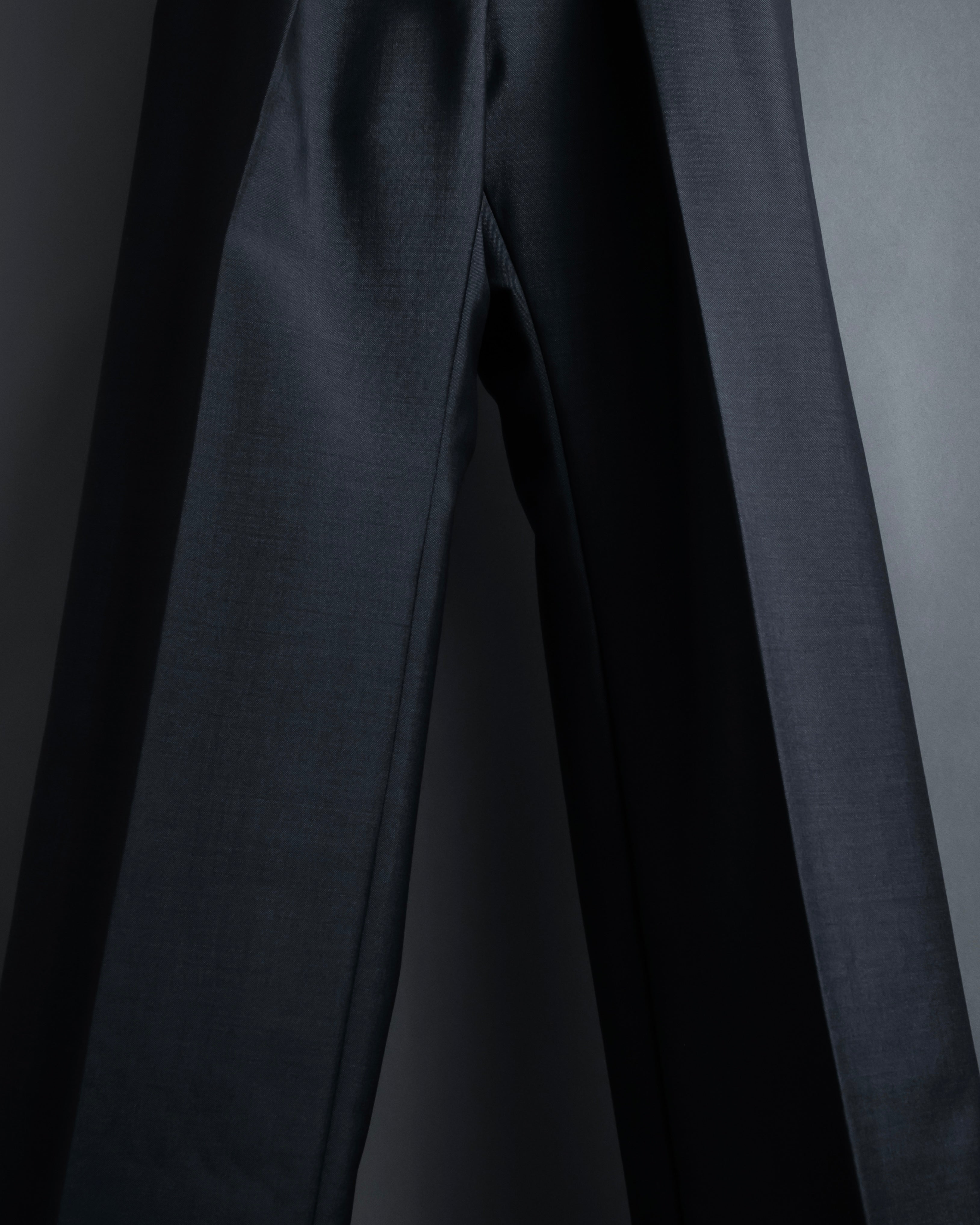 "Acne Studios" Button fly design wide straight slacks