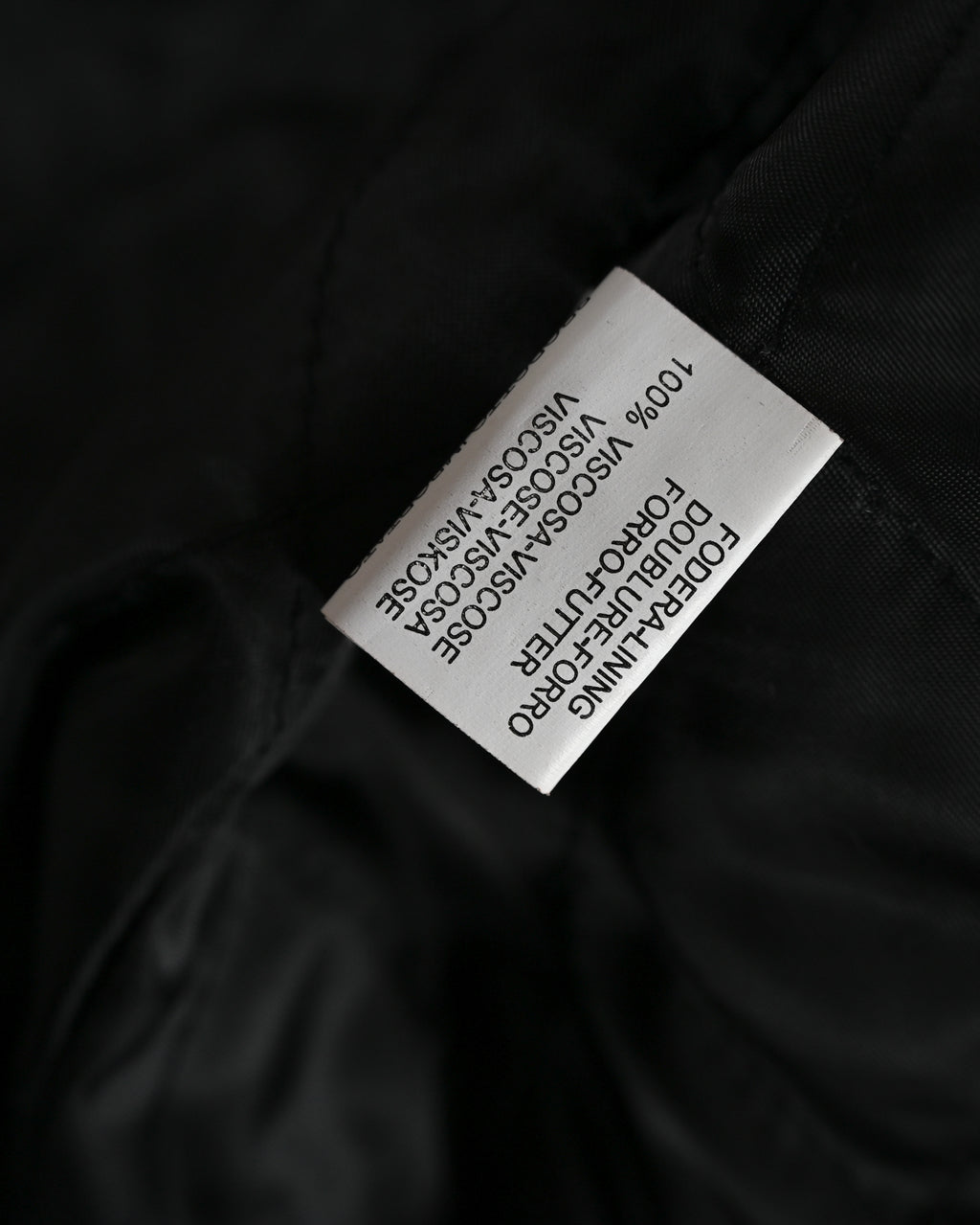 VINTAGE / Architectural Leather Jacket Dark Brown