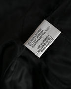 VINTAGE / Architectural Leather Jacket Dark Brown