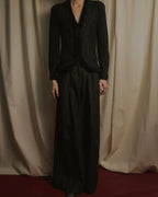 Chaqueta de piel con bordado de cuentas de los años 00 de Ralph Lauren