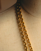 -SPECIAL- “CHANEL” 90’s-00’s Horse motif medallion chain necklace