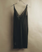 "BURBERRY" 2010's-20's Pleated silk midi dress