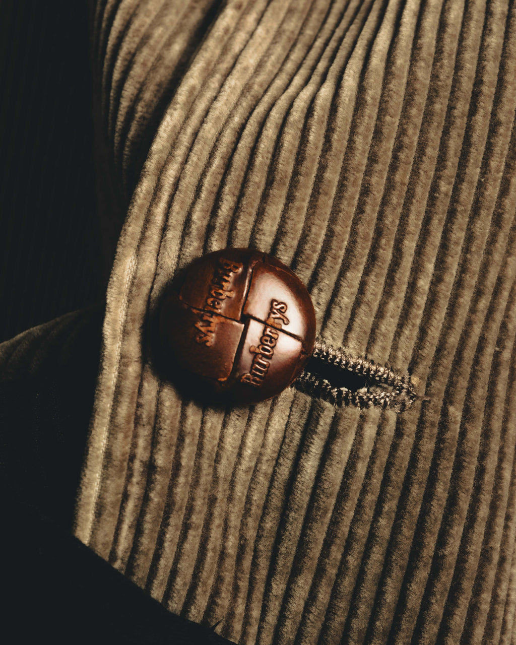 "Burberrys" 80's-90's Relaxed corduroy car coat