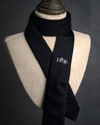 “DIOR” 2019- Logo embroidered narrow tie