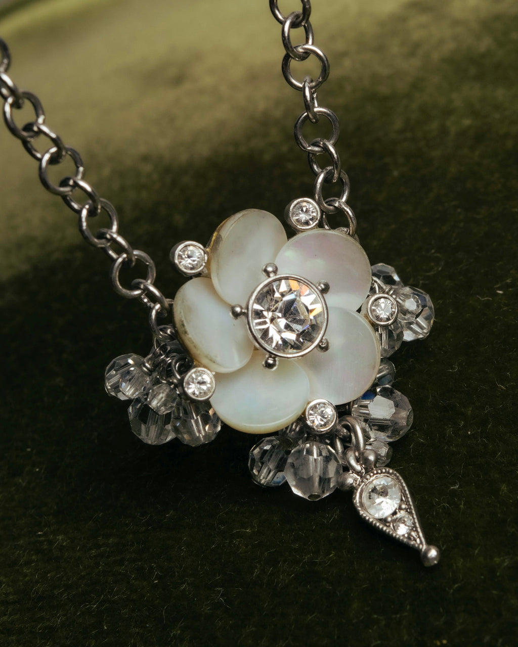 "Christian Dior" 00's Floral charm bracelet