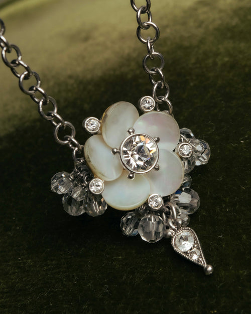 "Christian Dior" 00's Floral charm bracelet