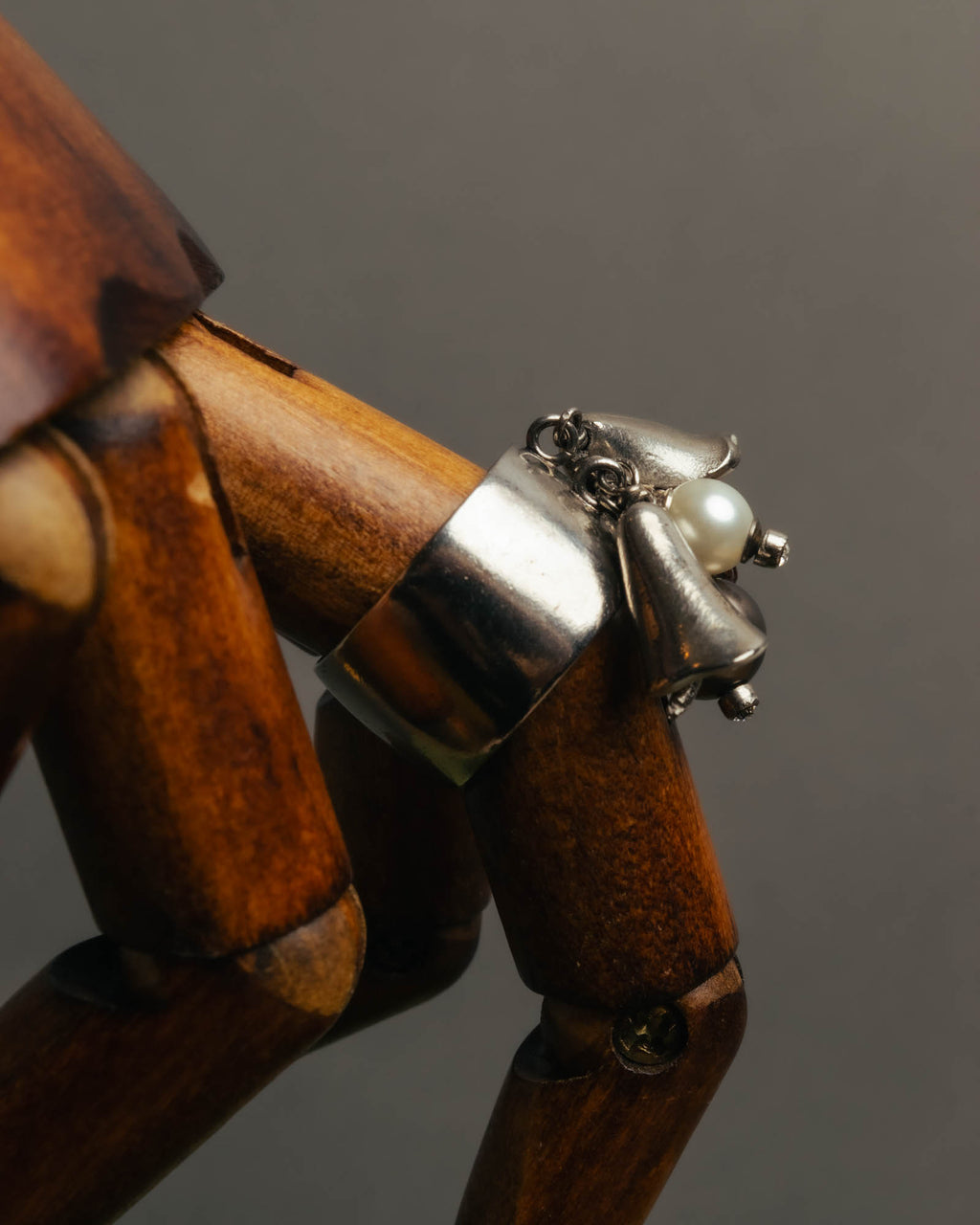-SPECIAL- “CHANEL” 2005AW charm flower ring