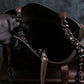 "PRADA" Brown leather chain shoulder bag