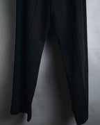 "GIORGIO ARMANI" 90’s Minimalist straight-leg virgin wool slacks