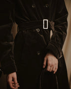 -SPECIAL- "JIL SANDER"
90’s-00’s Architectural cotton velvet belted coat