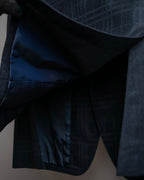 "BURBERRY" Checked relaxed fit tailored jacket