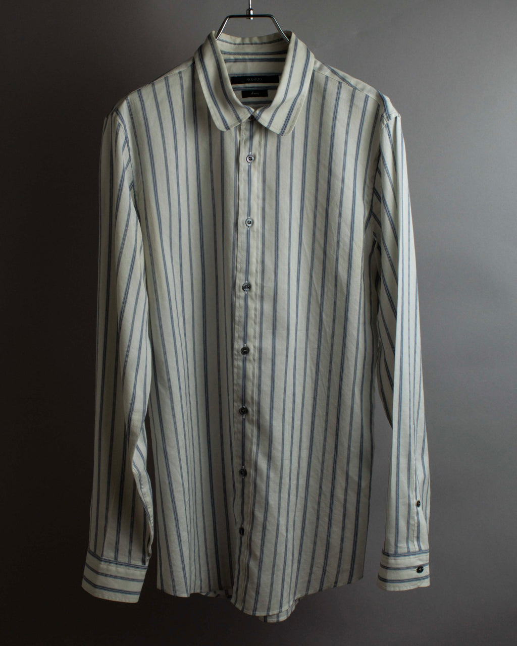 "GUCCI" Diamond jacquard striped shirt