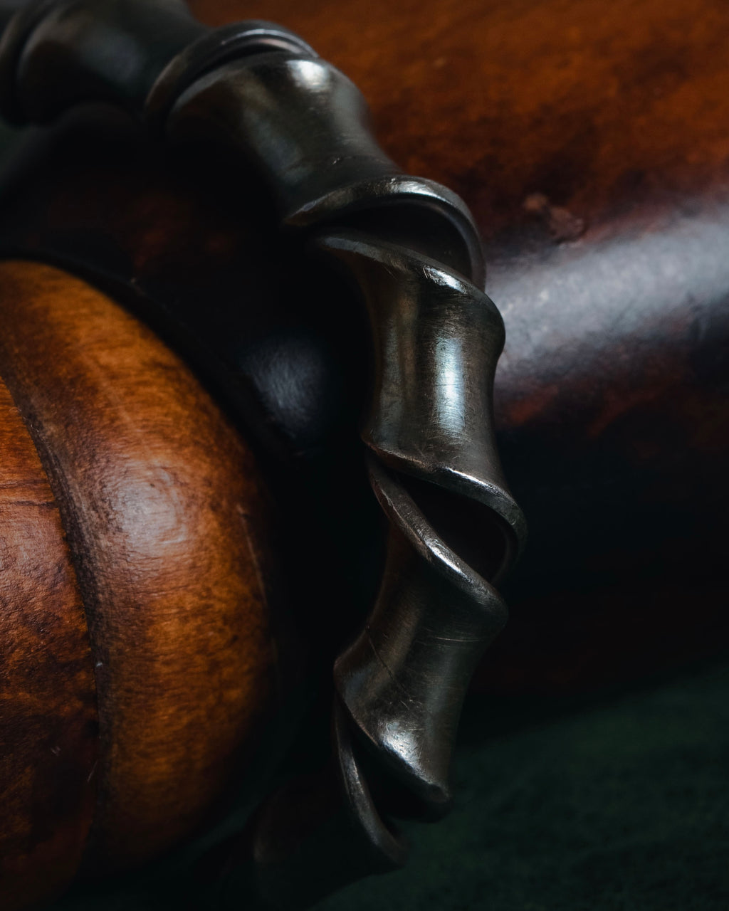 "Vintage Karen tribe silver bangle"